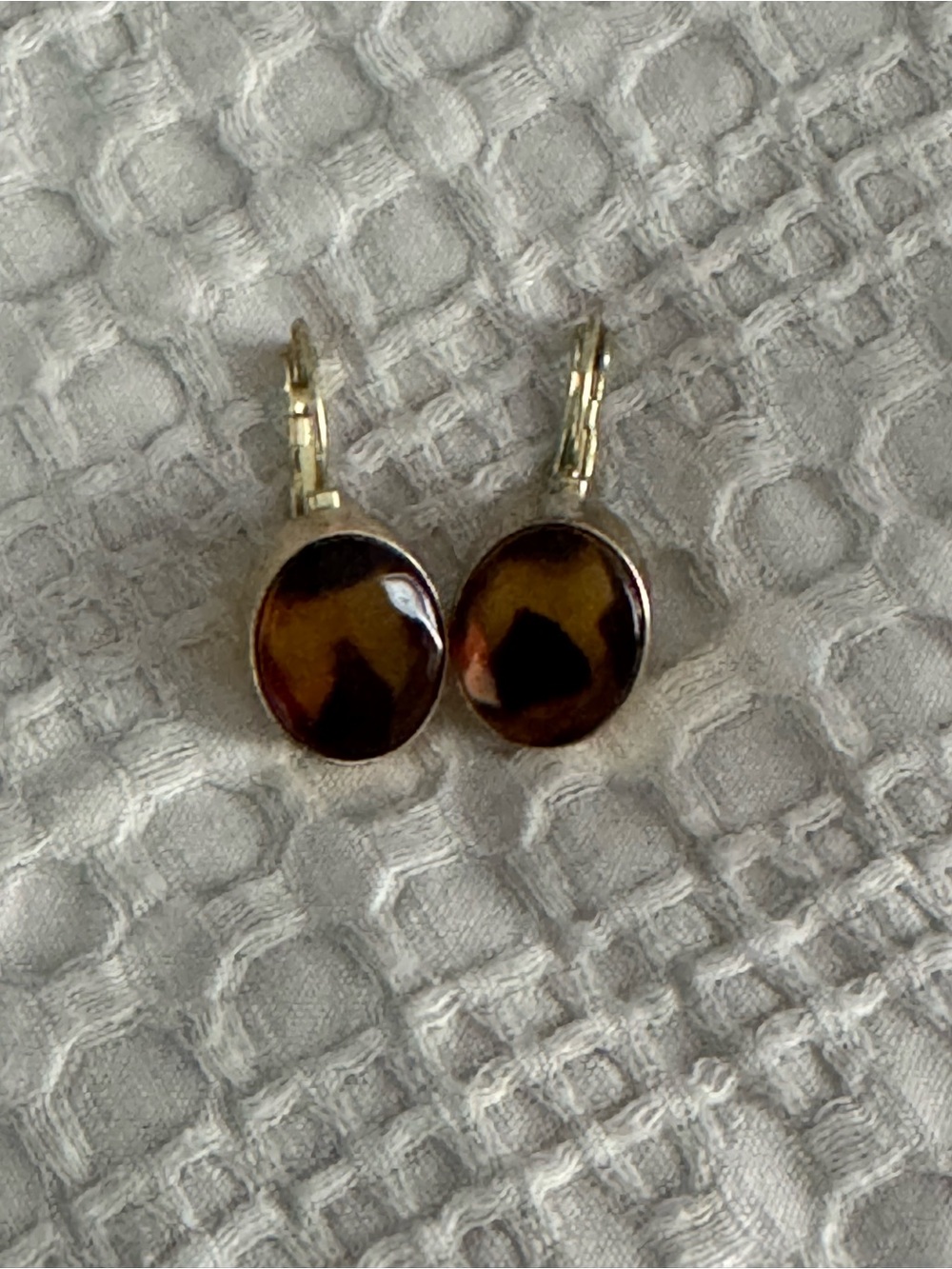 Gold-Tone Tortoiseshell 1.25 Drop Earrings - Women Jewelry